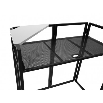 OMNITRONIC Corner Plates incl. Bag for Mobile DJ Stand wh